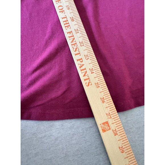 Susan Graver Weekend Essentials Women’s Sz L Raspberry Pullover Butter Top - Picture 6 of 6